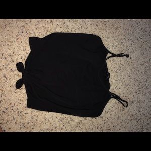 Black tank top